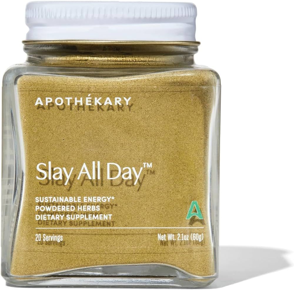 Apothékary Slay All Day Japanese Matcha Powder, Supports Energy, Focus, & Stress Relief, Herbal ... | Amazon (US)