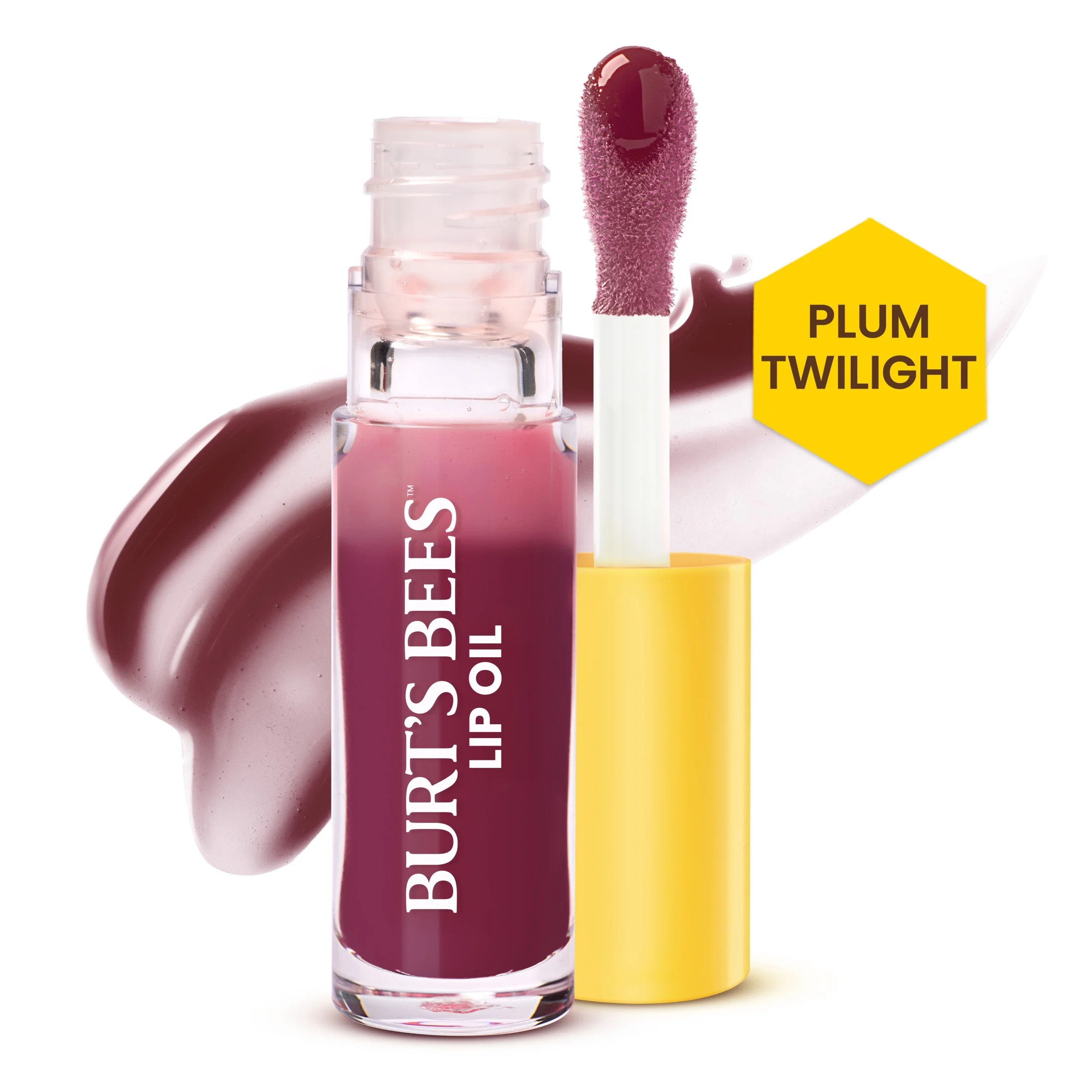 Burt's Bees Plum Twilight Lip Oil with Wand Applicator, 0.15 oz. - Walmart.com | Walmart (US)