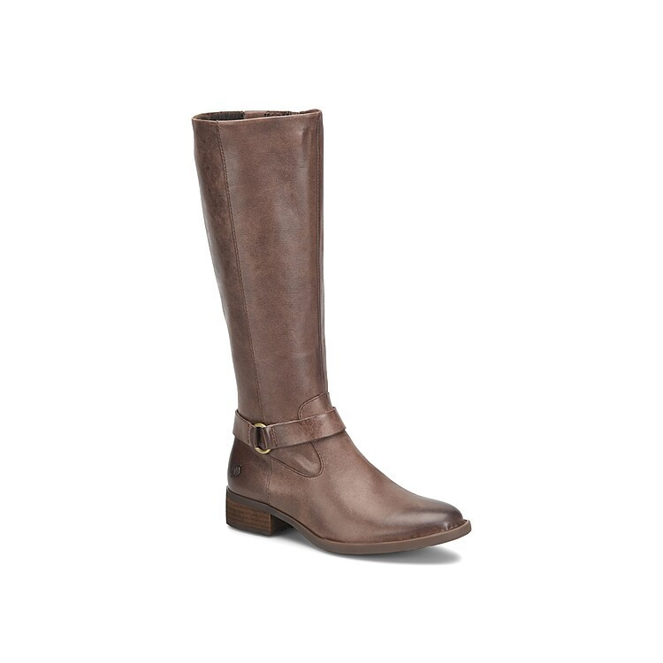 Born Wide Width Saddler Wide Calf Riding Boot | Women's | Dark Brown | Size 7.5 | Boots | Riding | DSW