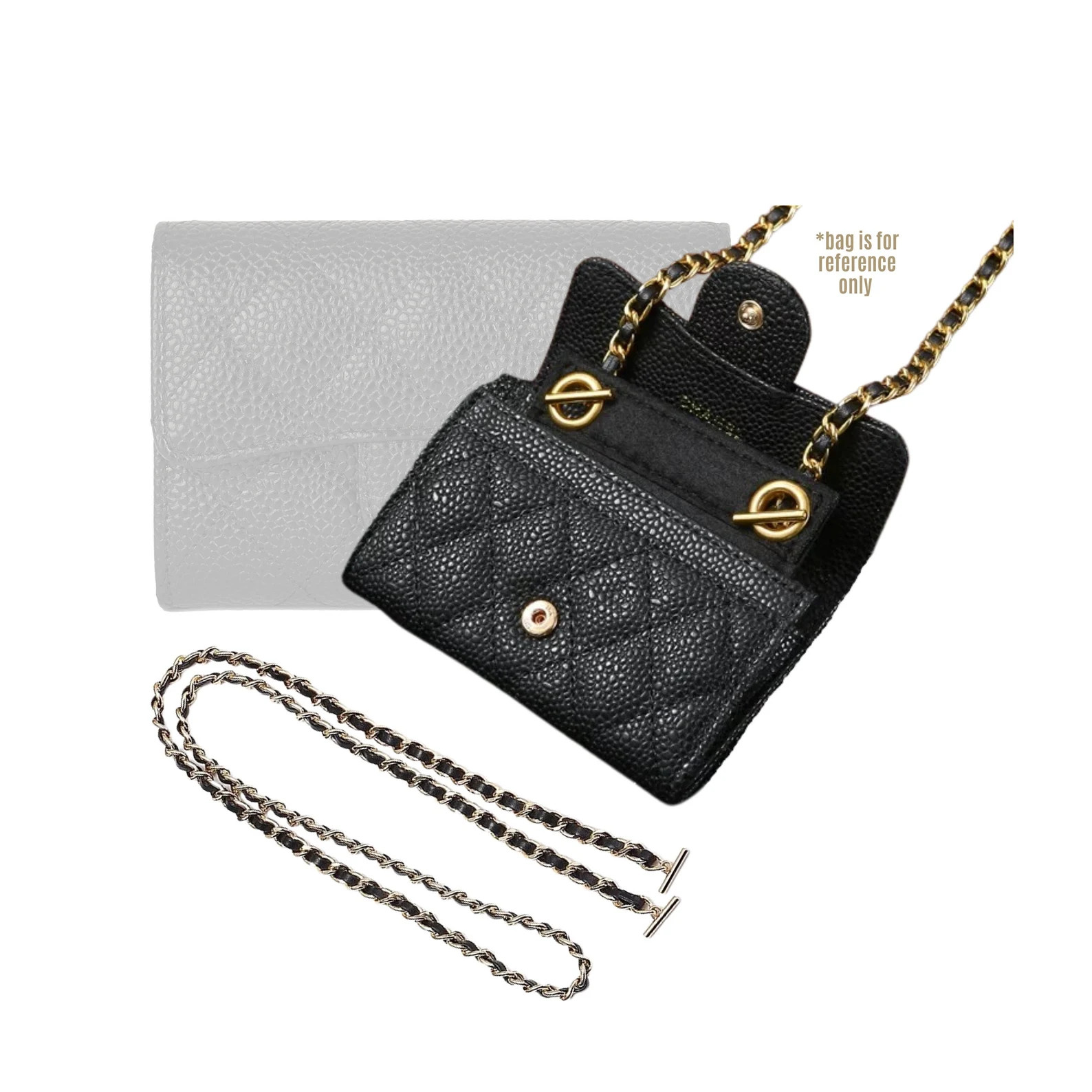 Classic Small Flap Wallet Conversion Kit (with Zipper Bag & O Rings) / CC Wallet on Chain WOC / I... | Etsy (US)