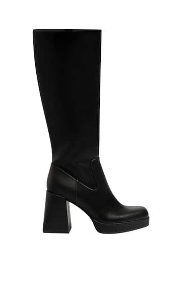 HIGH-HEELED BOOTS | PULL and BEAR UK