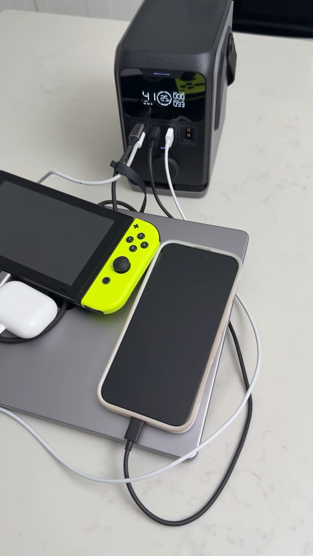 The best part about this product is how lightweight it is, so you can easily throw it in a suitcase or backpack and bring it with you while you’re traveling. It’ll give you enough power to charge pretty much all of your devices for a long period of time. This is Ecoflow’s Trail 300 and it just launched. 

#LTKHome #LTKTravel #LTKMens