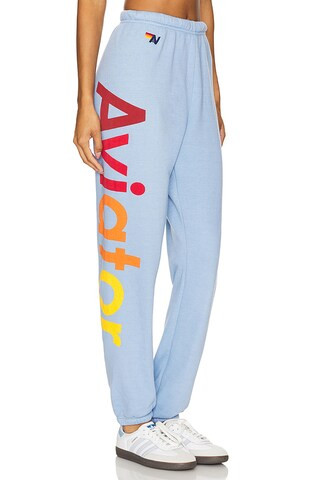 Aviator Nation Logo 2 Sweatpant in Ice from Revolve.com | Revolve Clothing (Global)