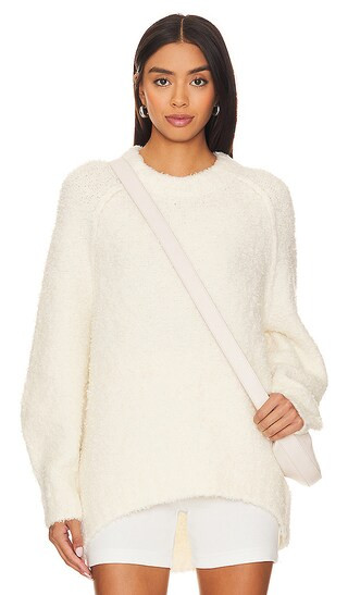 Teddy Sweater Tunic in Sugar Swirl | Revolve Clothing (Global)