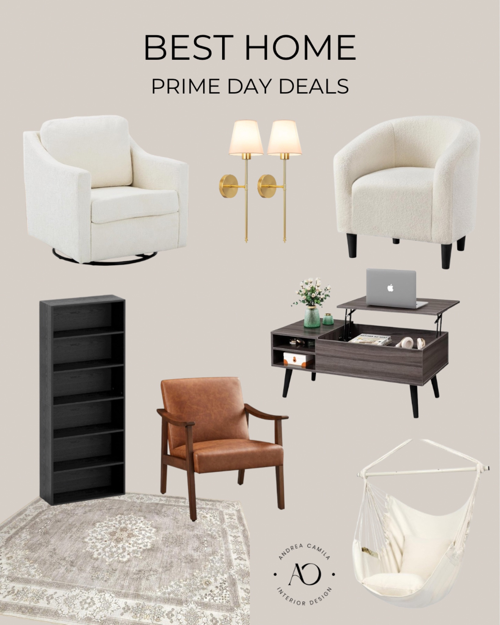 Best prime day home deals. Barrel accent chairs. Swivel accent chairs set of 2. Battery powered wall sconce light set. Bookshelves. Hammock chair hanging rope swing chair. Washable rug. Leather accent chair. Lift top storage coffee table  

#LTKhome #LTKsalealert #LTKfindsunder100