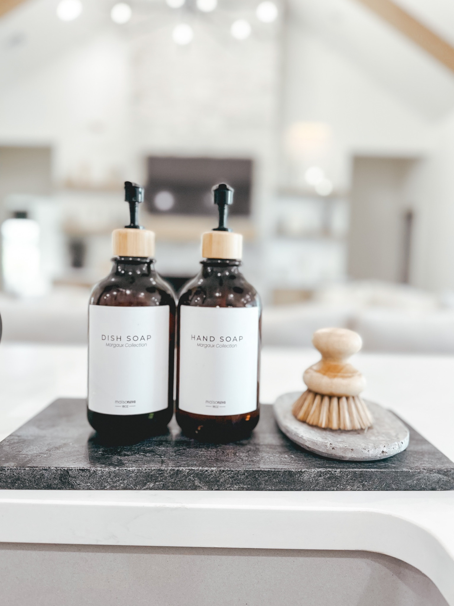These glass amber soap dispensers were exactly what I have been searching months for! They even come with the beautiful white labels and a wood tray!

#LTKFind #LTKhome #LTKunder50