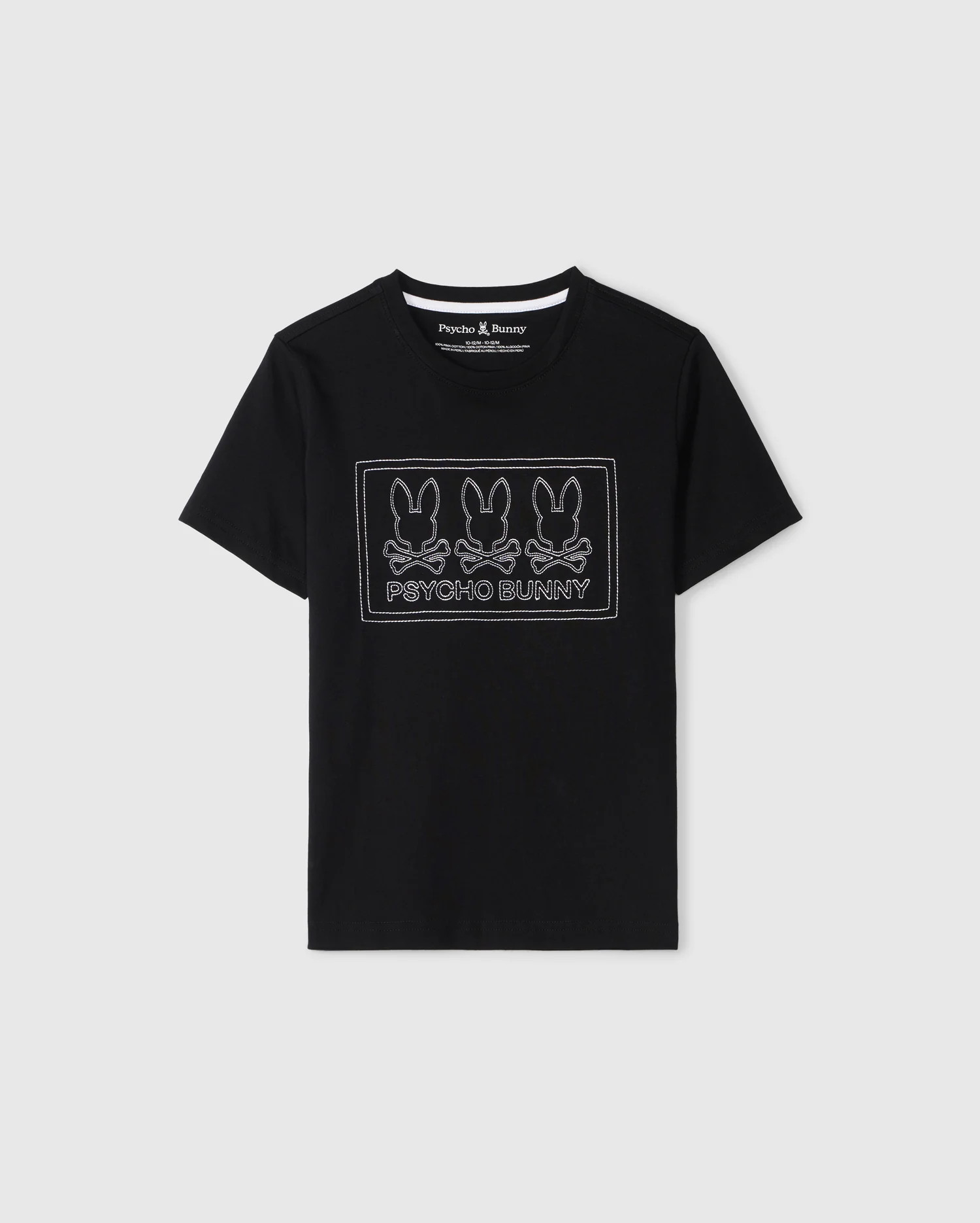 KIDS BLACK TACOMA GRAPHIC TEE | PSYCHO BUNNY | Psycho Bunny (US)
