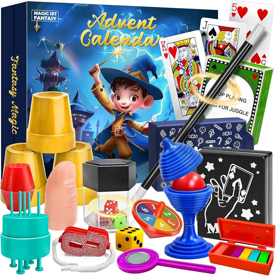 Advent Calendar 2025 Magic Set STEM Magic Tricks Toys for Kids Christmas Countdown Gifts Stocking... | Amazon (CA)