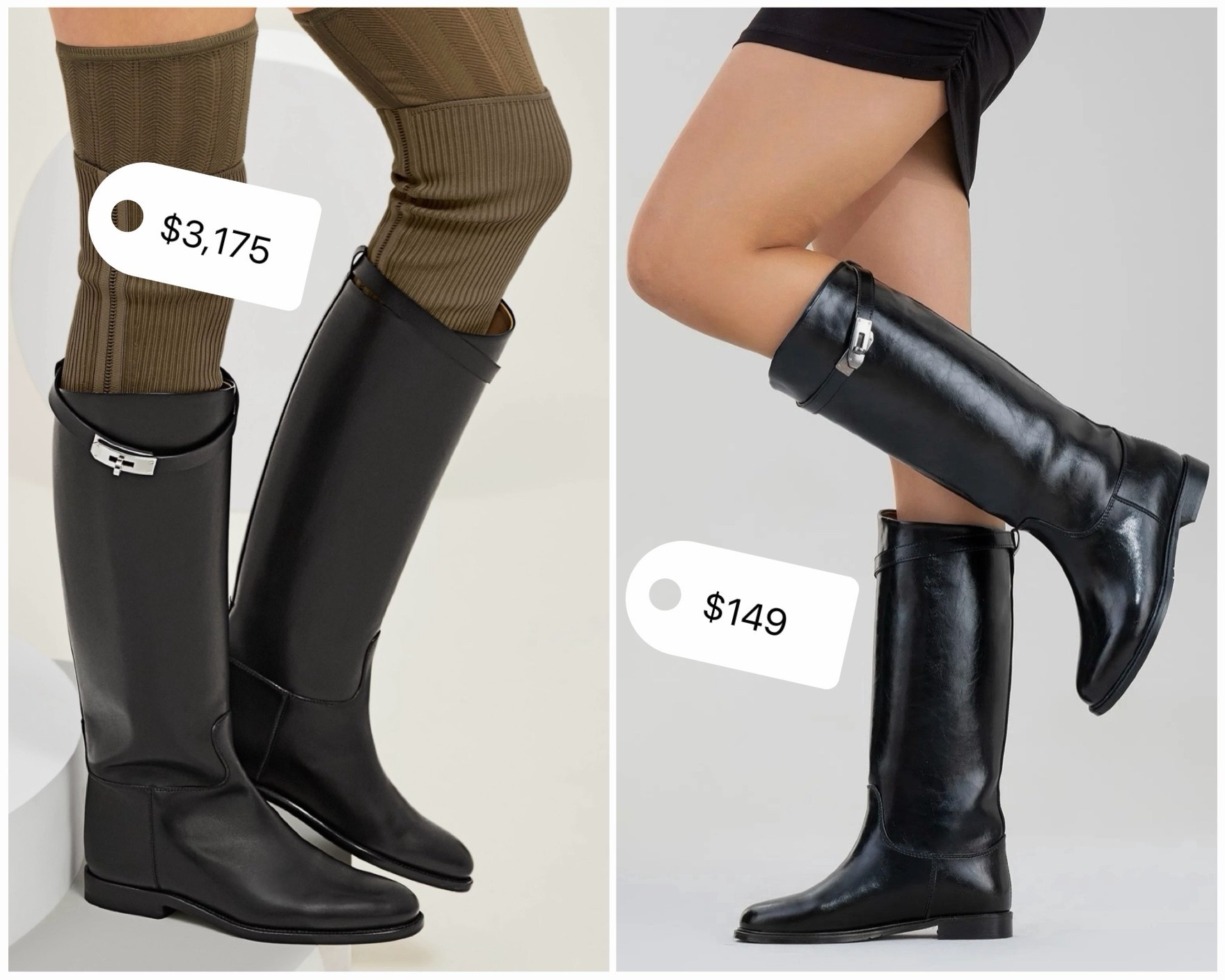 $3175 Hermes boots or $149 at anirdstrom? Splurge or Save? I am linking belowthe $149 booths looks so much like the designer one! Comes in 4 colors!