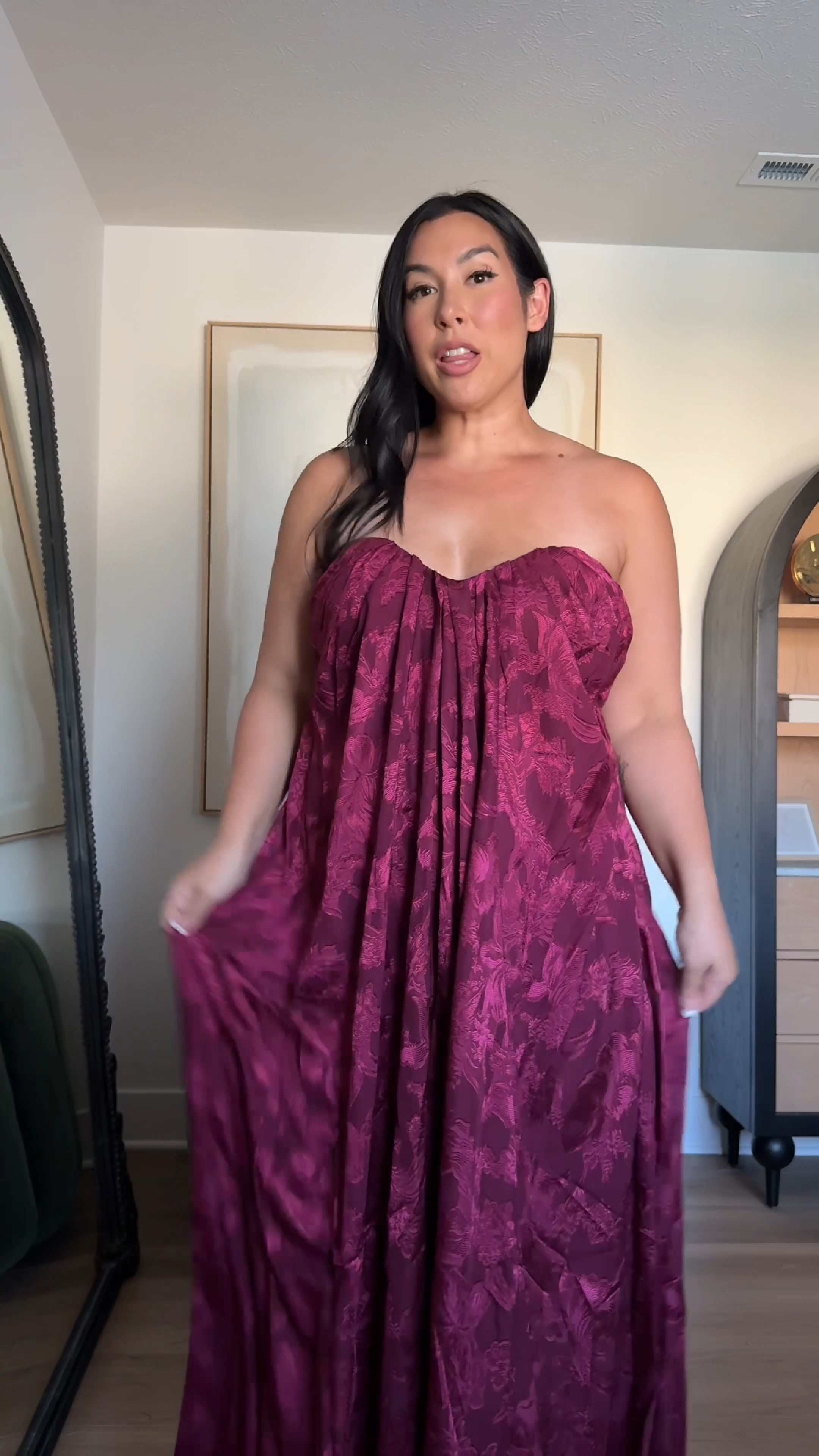 Love how flowy this dress is! Mid size, fall, fashion, occasion wear, wedding guest

#LTKootd #LTKMidsize