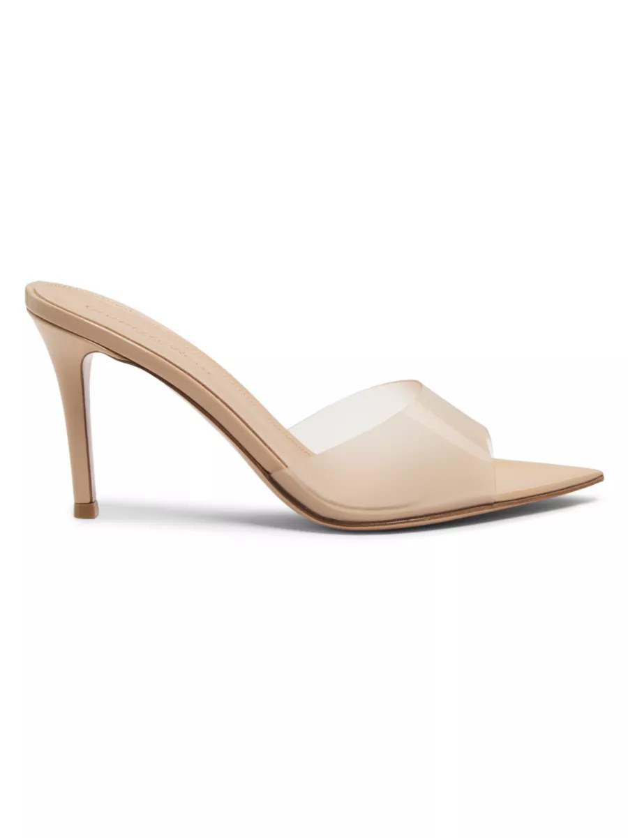 Gianvito RossiElle 55MM Plexi Mules | Saks Fifth Avenue