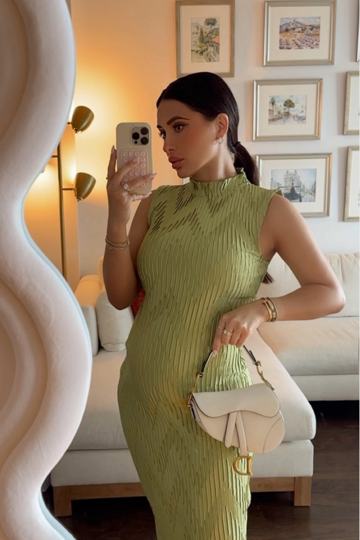 The most perfect Spring dress- wearing size S (not maternity) but very baby bump friendly 

#LTKSeasonal #LTKbump #LTKstyletip