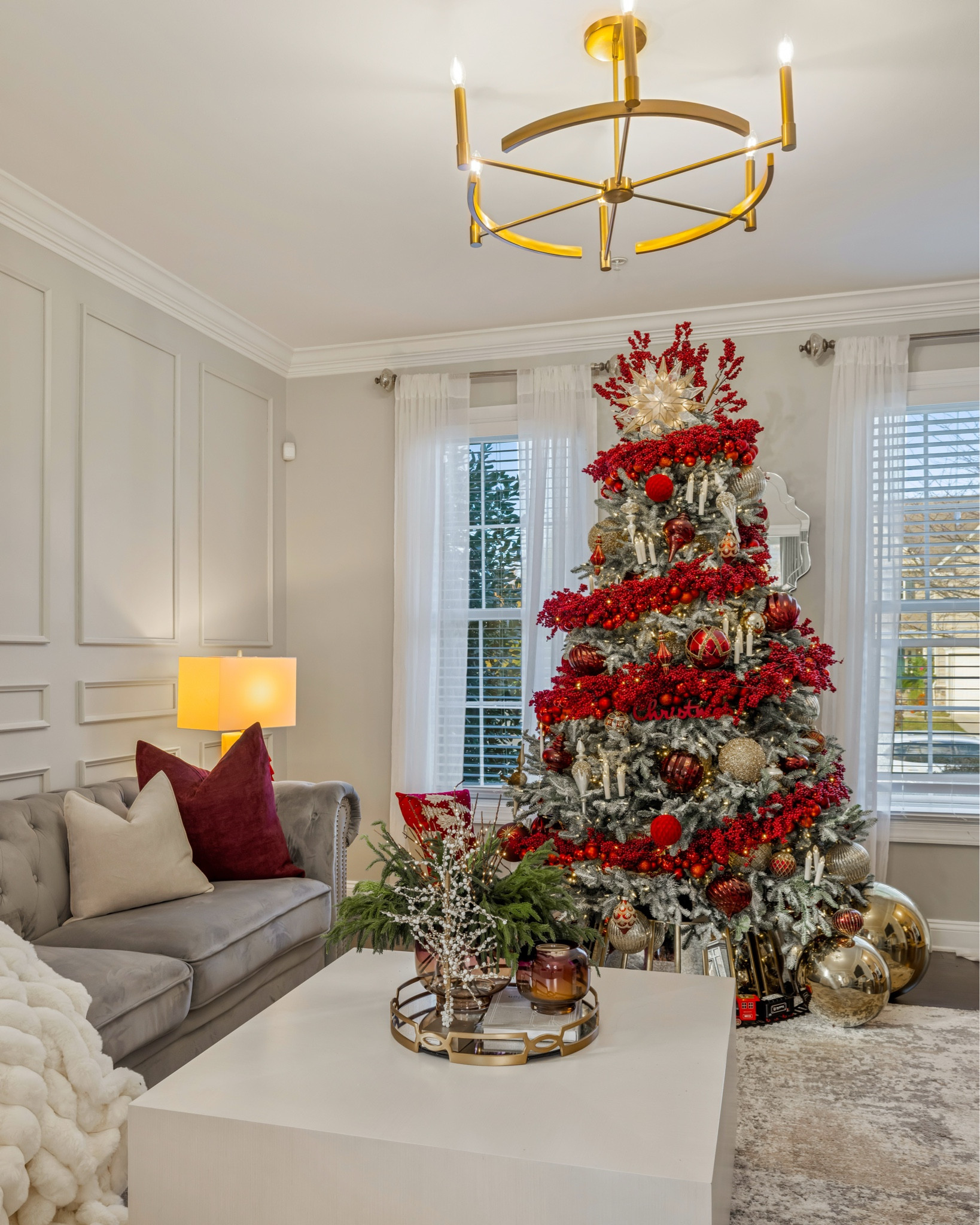 Here’s how I decorated my formal living room for the Christmas. I went with festive holiday colors #christmasdecor #livingeoomdecor #wayfair

#LTKHome #LTKGiftGuide #LTKSeasonal