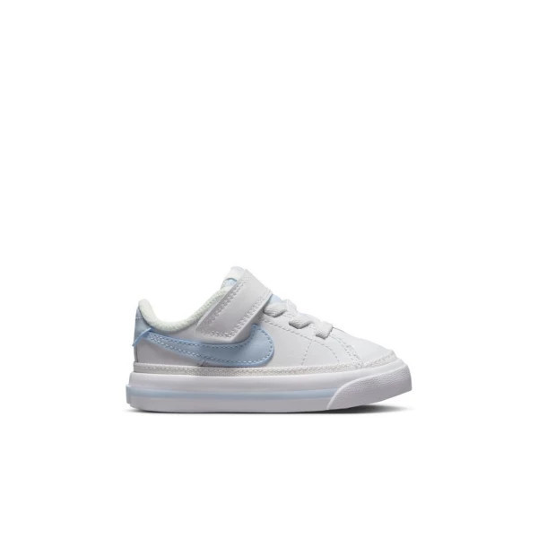 Nike Court Legacy Shoes Toddler 5T Regular White/Blue Tint-Sail | Scheels