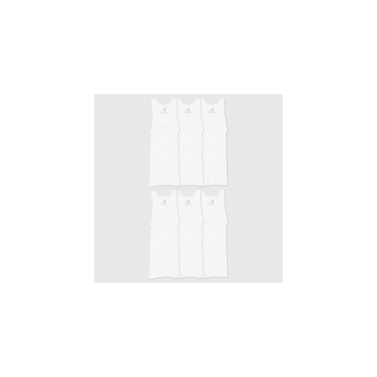 Hanes Men's 6pk Tanks - White | Target