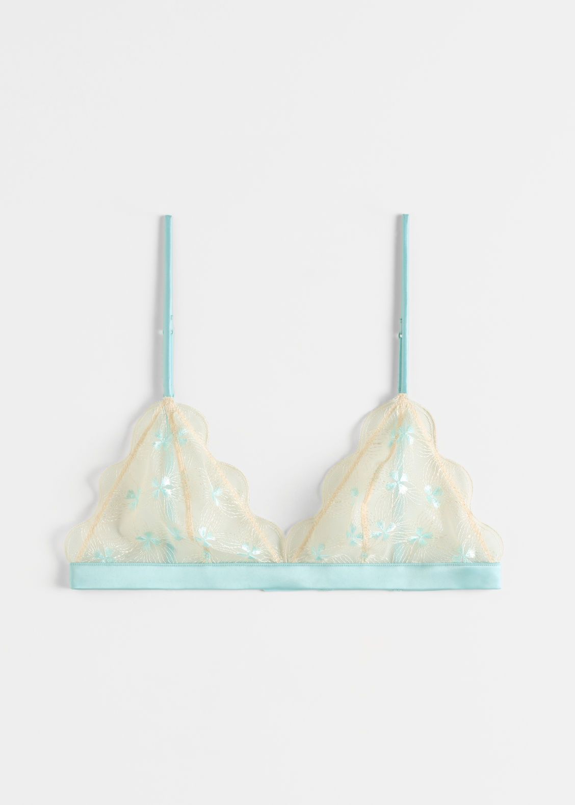 Soutien-gorge triangle en dentelle florale | & Other Stories (EU + UK)