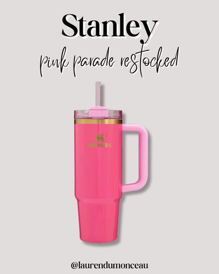 Stanley Pink Parade Restock!

Stanley, Stanley tumbler, Stanley cup, Mother’s Day gifts, gifts for her, gifts for mom



#LTKhome #LTKgiftguide #LTKfitness