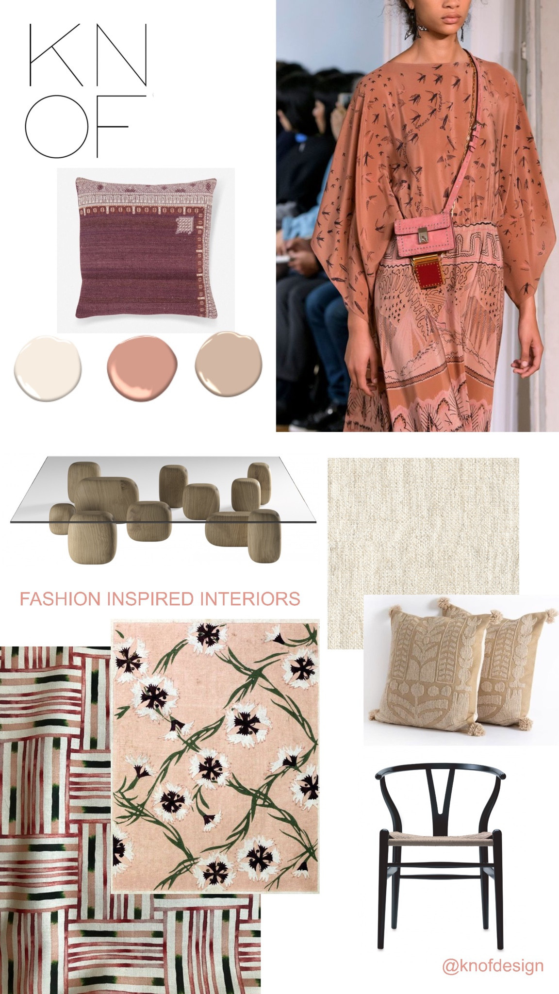 BOHEMIAN BLEND | That perfect balance between boho and chic. Casual yet classic. Blockprinted fabrics, sculptural form, tassels and fringe! @knofdesign

#LTKhome #LTKFind #LTKstyletip