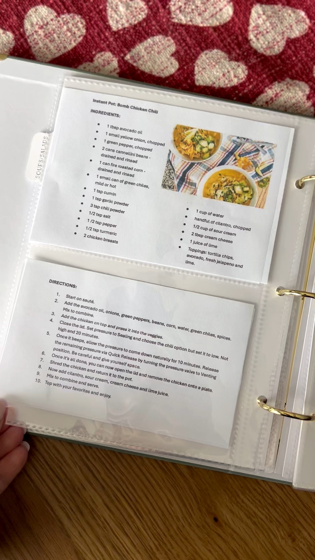 Recipe binder 

#LTKmomlife #LTKHome #LTKfoodie