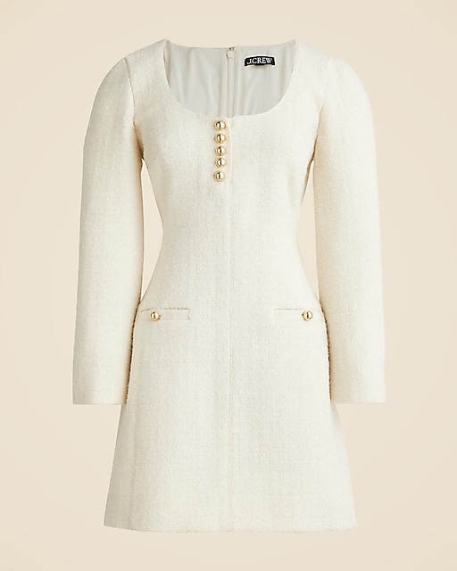 Sophia scoopneck dress in tweed | J. Crew US