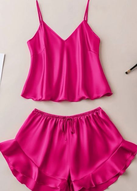 Cute hot pink silk pajamas! Good Christmas gift.

#LTKhome #LTKHoliday #LTKSeasonal