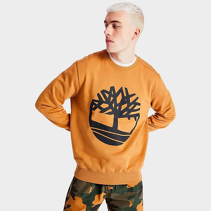 Men's Timberland Core Logo Crewneck Sweatshirt | Finish Line | Finish Line (US)