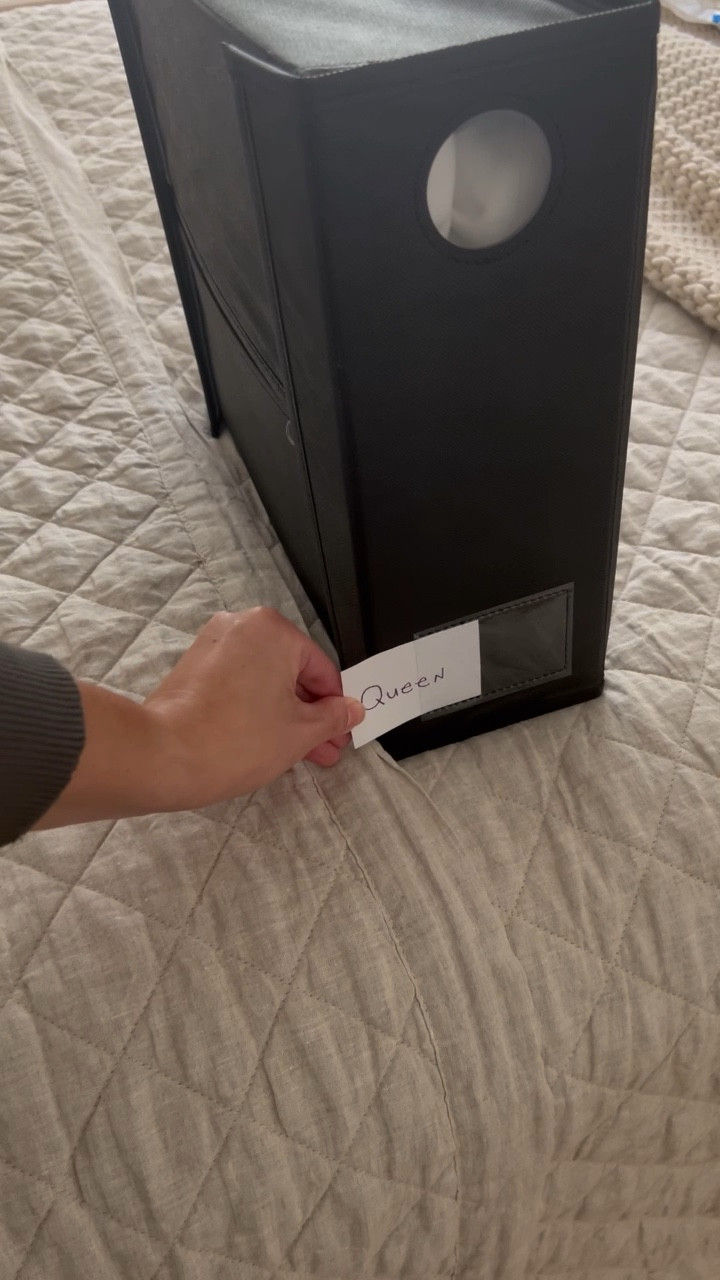 Sheet organizer
Six pack 
Amazon 
Space aid 
Space aid organization 
Linen closet, organization 
Home organization 
#LTKhome #LTKover40

#LTKVideo