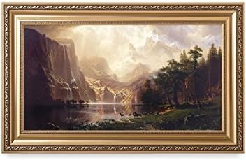 DECORARTS - Among the Sierra Nevada, California - Albert Bierstadt. Art Reproductions. Giclee Pri... | Amazon (US)