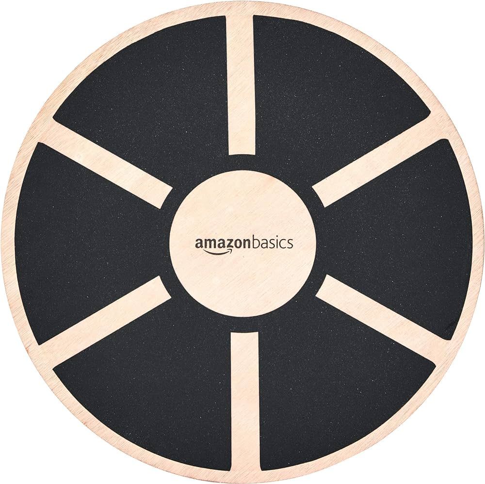 Amazon Basics Wood Wobble Exercise Balance Board | Amazon (US)