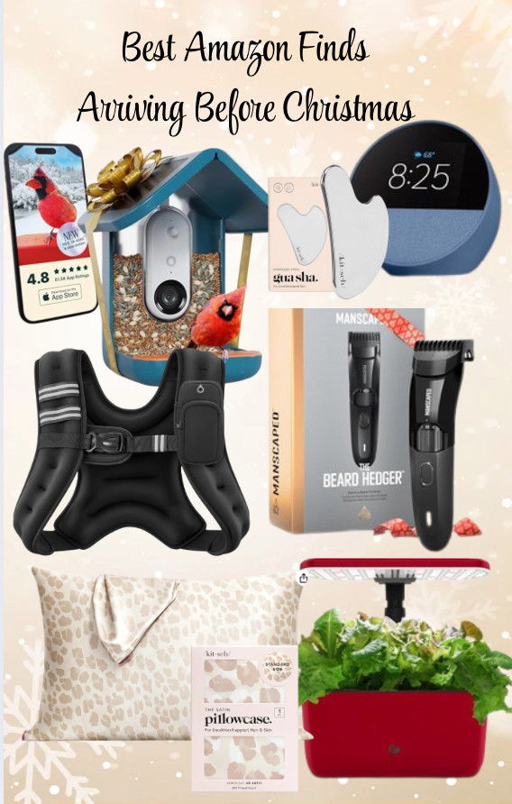 These best Amazon finds are guaranteed to arrive before Christmas — perfect for getting your holiday shopping done early without missing out on great deals.

#AmazonFinds #HolidayShopping #GiftIdeas #ChristmasGifts #ShopEarly #LastMinuteGifts 

 #LTKGiftGuide #LTKHoliday #LTKFindsUnder50