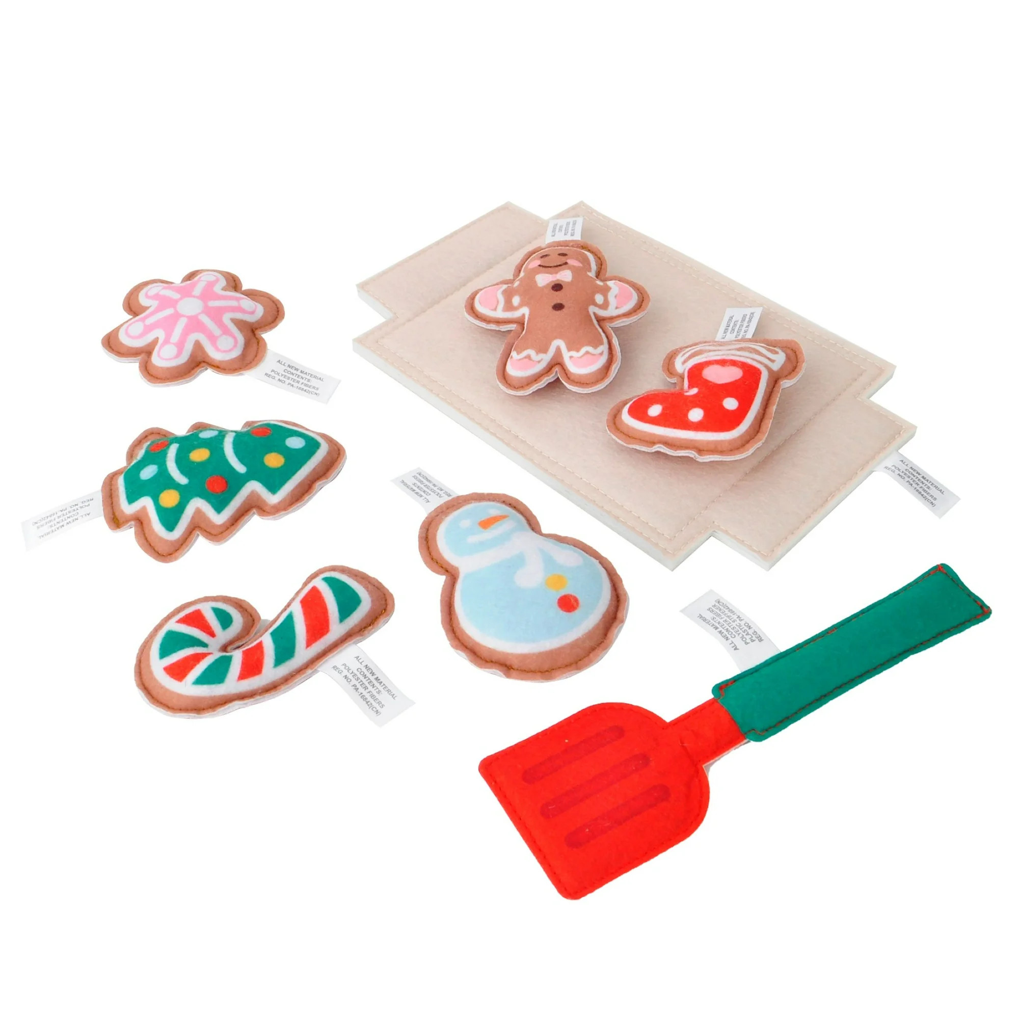 Multicolor Felt Christmas Cookie Set, by Holiday Time | Walmart (US)