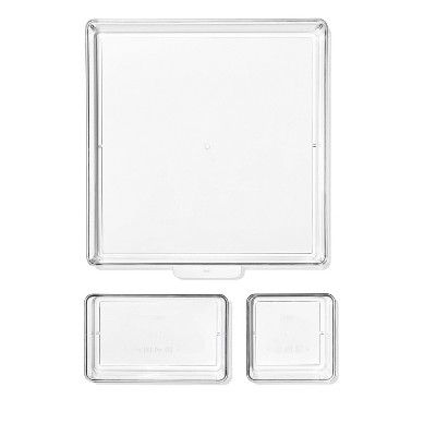 OXO 3pc Plastic Refrigerator Tray Set White | Target