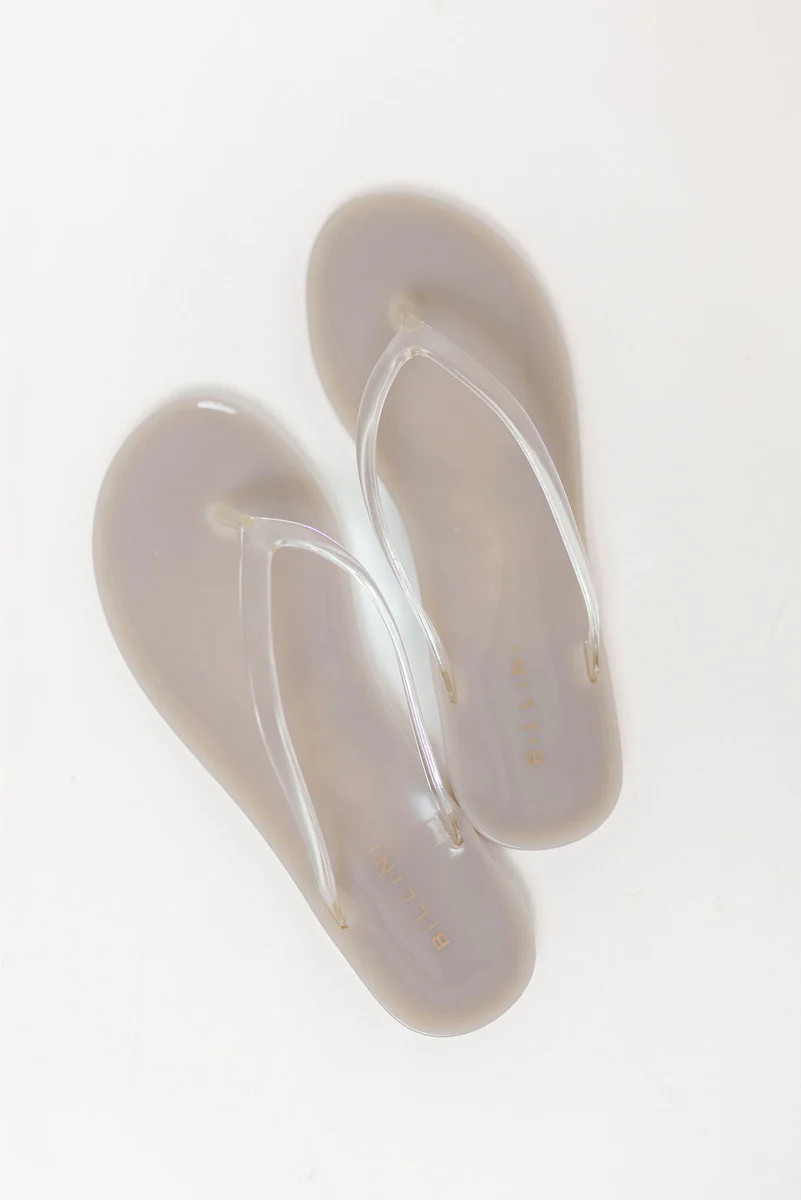 Stellan Sandal in Light Taupe/Clear | Worth Collective