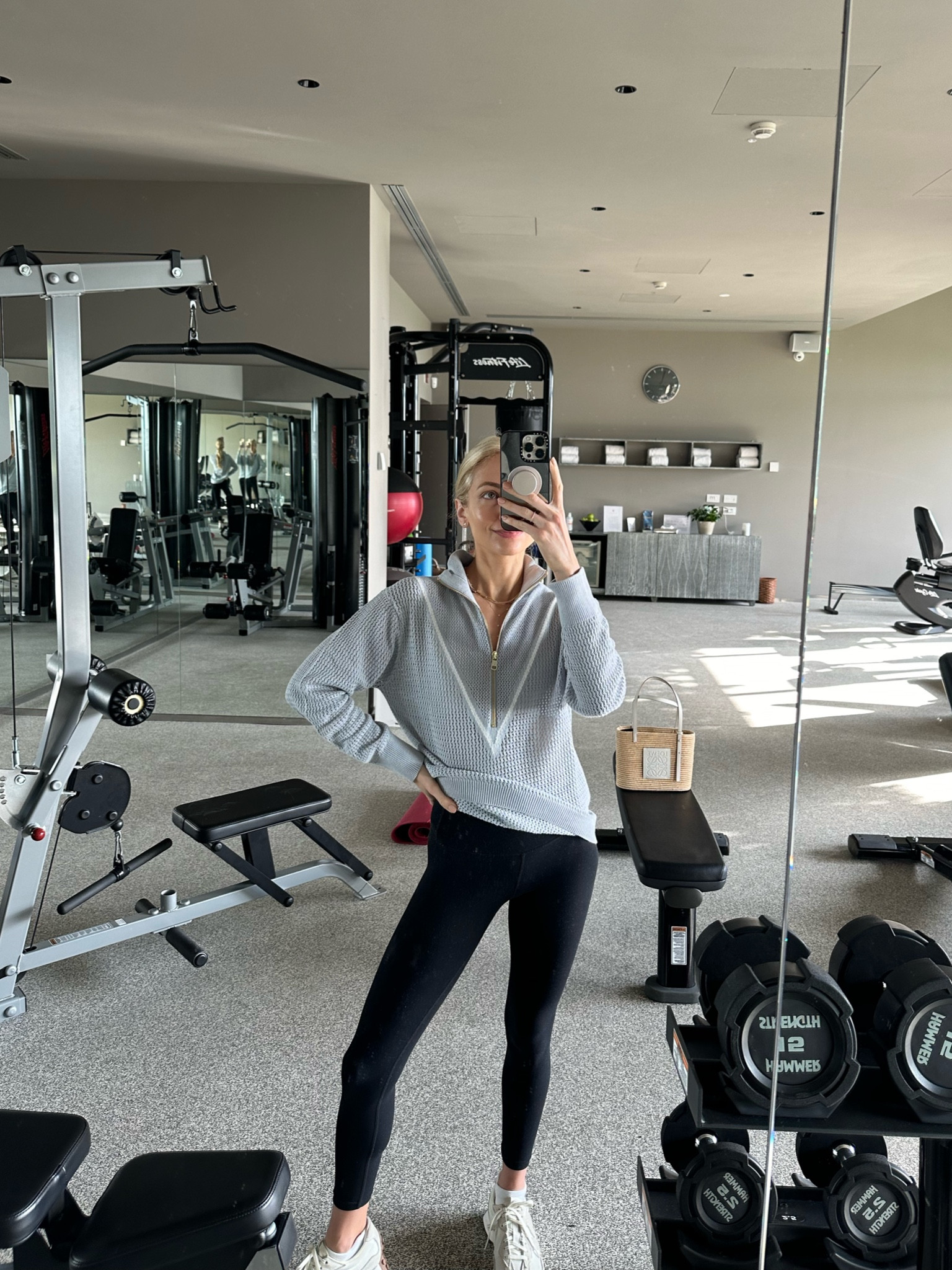 First morning in Tuscany did a short Sculpt Society workout in this Varley knit + my go to black leggings

Sizes worn here:
Knit XS
Leggings XS (TTS)

#LTKActive #LTKTravel