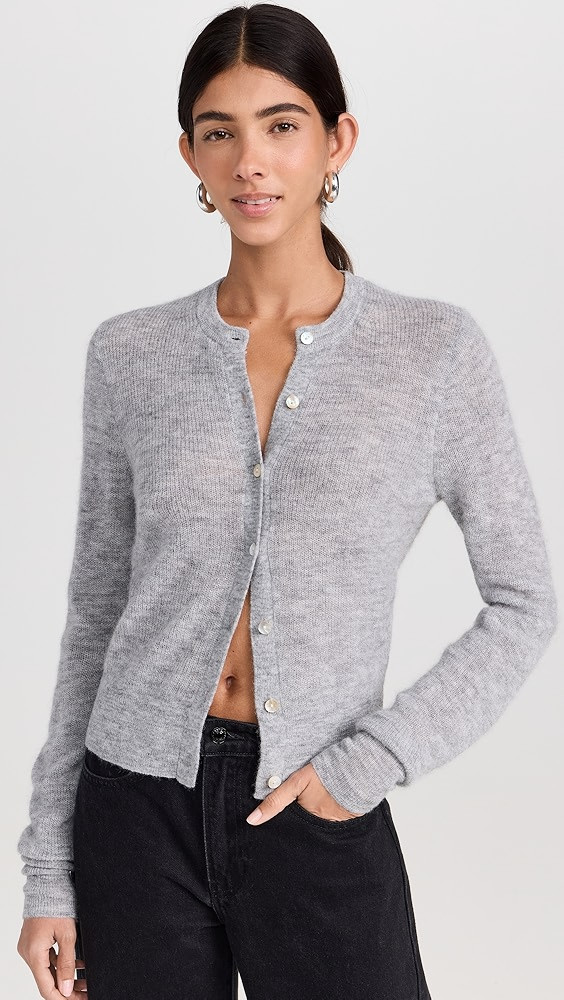 Madewell Malta Lightweight Alpaca Crew Cardigan | Shopbop | Shopbop