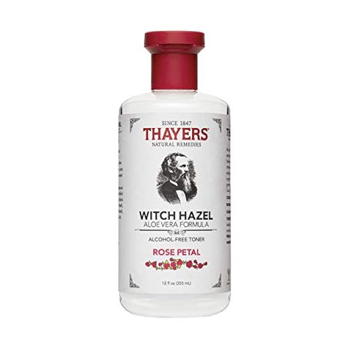 Thayers Alcohol-free Rose Petal Witch Hazel with Aloe Vera, 12 oz | Amazon (US)