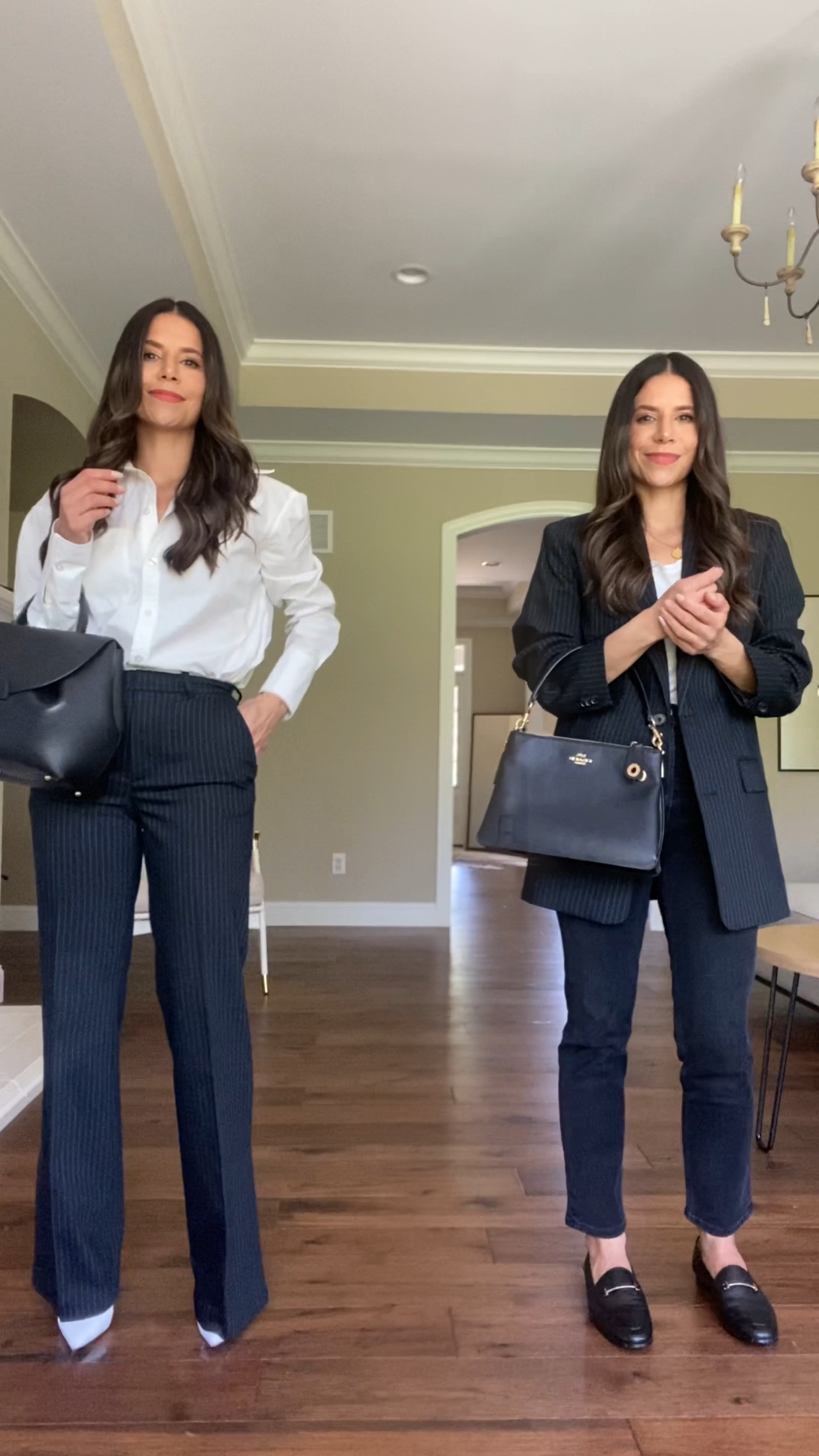 Styling my pinstripe suit for business professional and business casual looks!

#LTKworkwear #LTKstyletip #LTKshoecrush