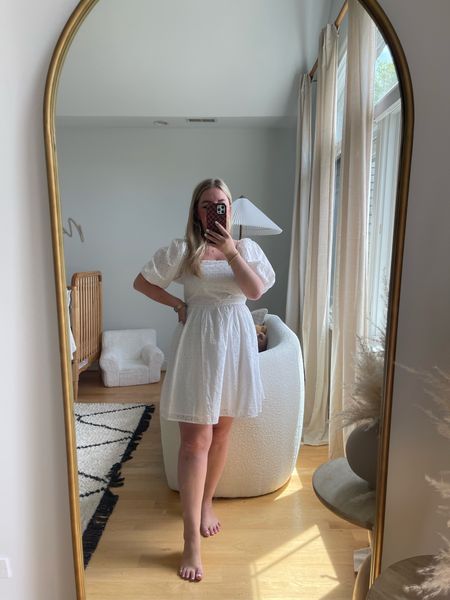I have been wearing this dress on repeat!  But I had to share this mirror because it is SO good and way less than the designer one!

Walmart find, Walmart, home, home decor, Target style, white dress, dress, floor mirror, mirror, 

#LTKFind #LTKsalealert #LTKhome