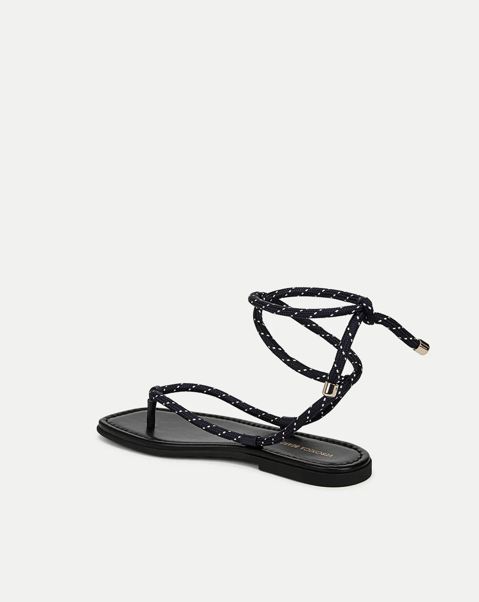 Carmina Cord Wrap Sandal | Veronica Beard
