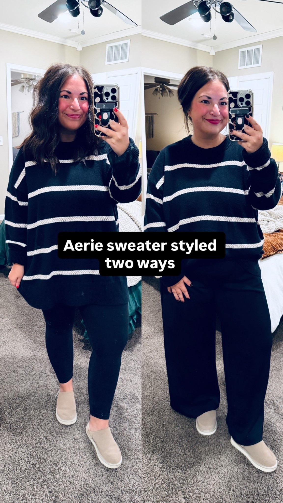 Aerie sweater styled two ways

#LTKootd #LTKWorkwear #LTKFindsUnder100