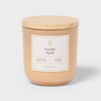 Wooden Wick Berry Vanilla Spell Jar Candle Tan 8oz - Threshold™ | Target