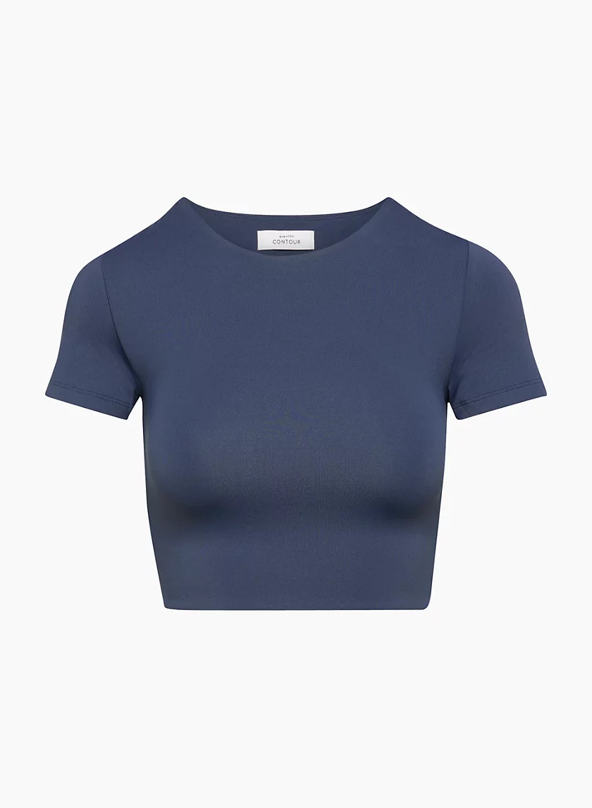 CONTOUR CREW CROPPED T-SHIRT | Aritzia