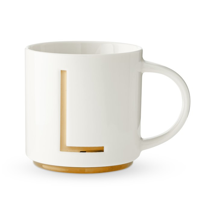Gold Monogram Mug | Williams-Sonoma