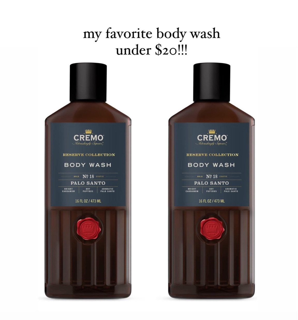 Favorite body wash and under $20!!! My fave is definitely this “Palo Santo” scent that makes the perfect Santal 33 dupe  

#LTKhome #LTKsalealert