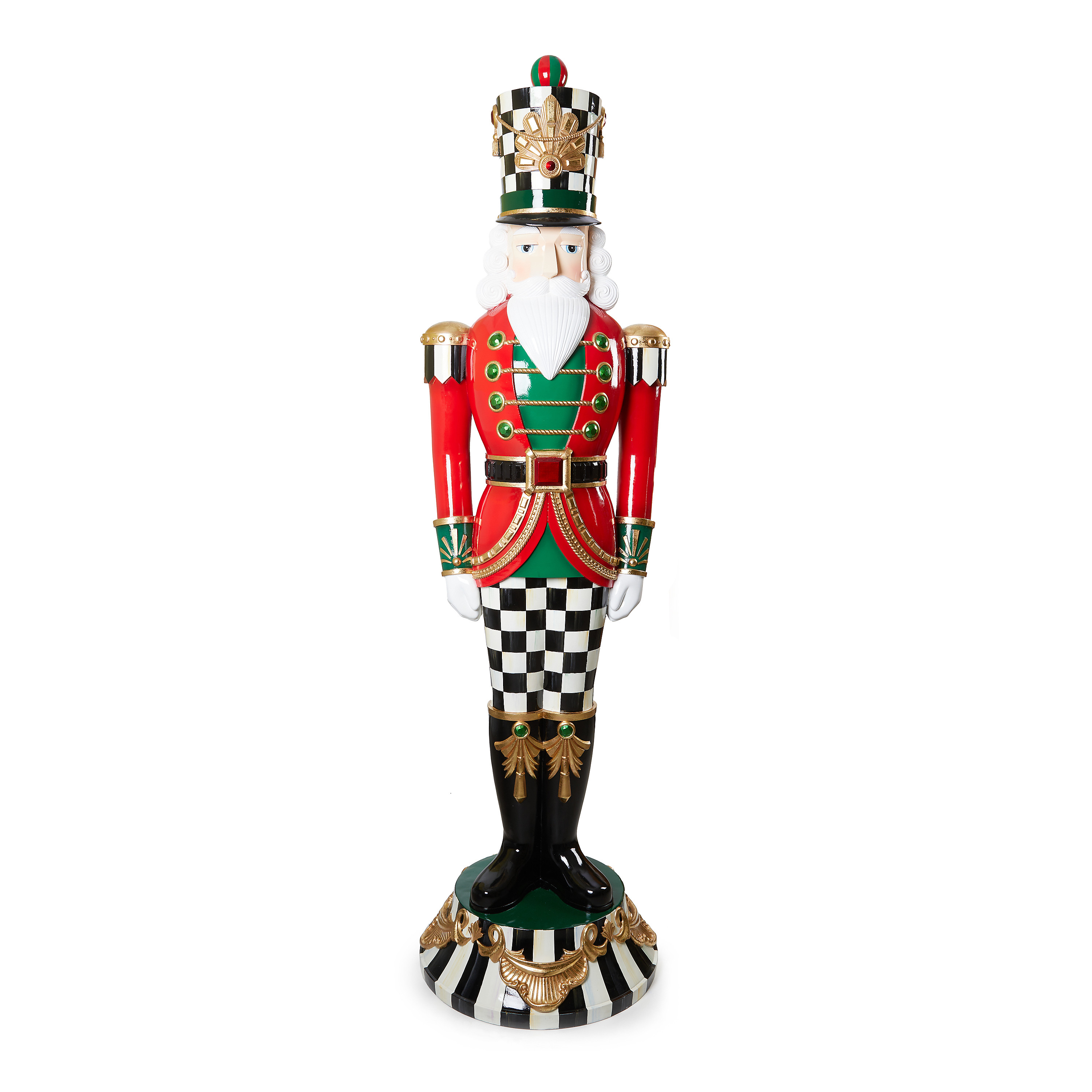 MacKenzie-Childs Classic Courtly Trophy Nutcracker | MacKenzie-Childs