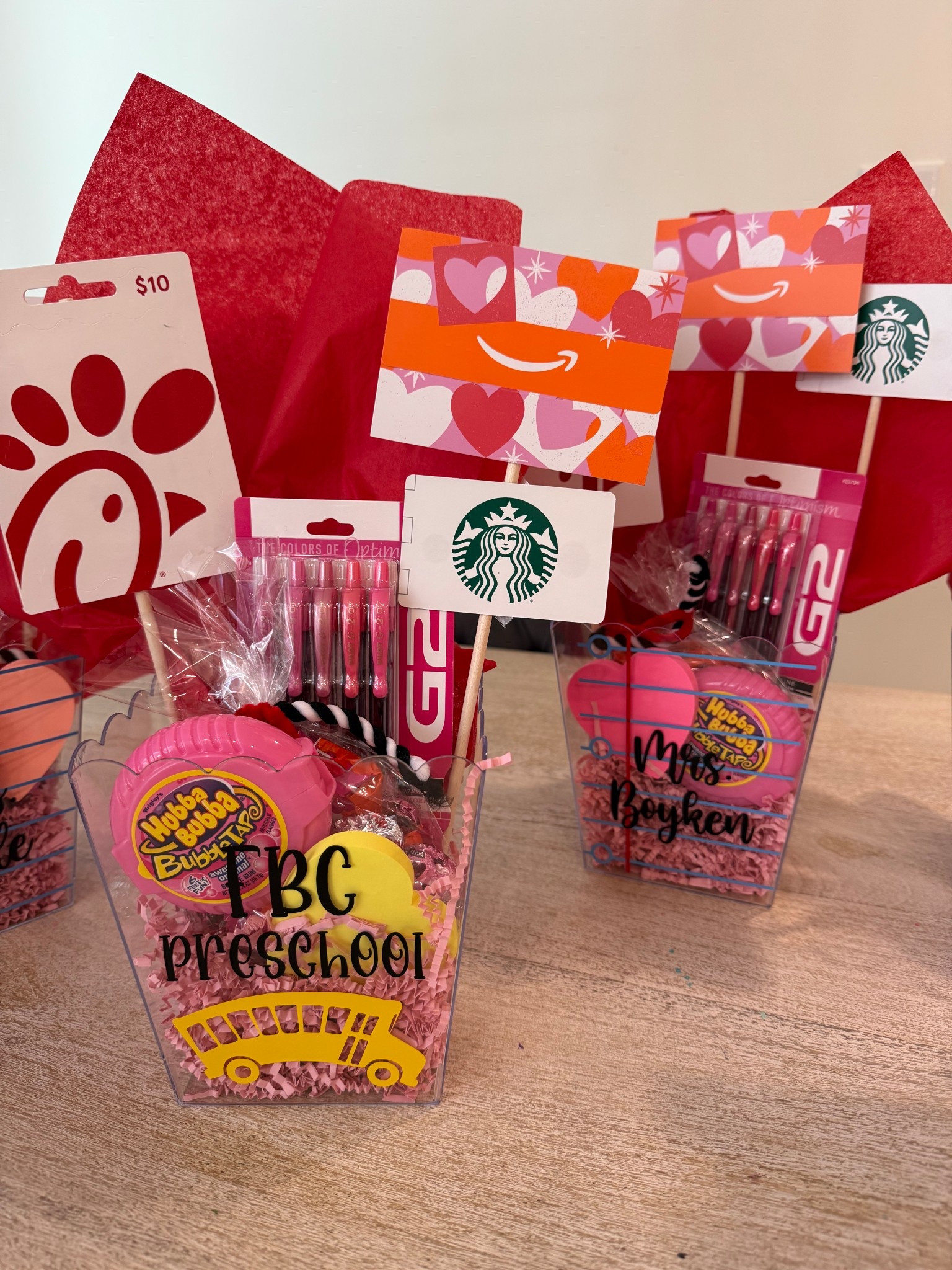 Valentines Day Teacher gifts. Valentine’s Day. Vday. Teachers gifts. Teacher basket 
