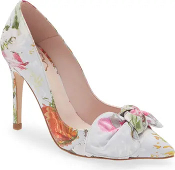 Ryana Tapestry Pointed Toe Bow Pump (Women) | Nordstrom