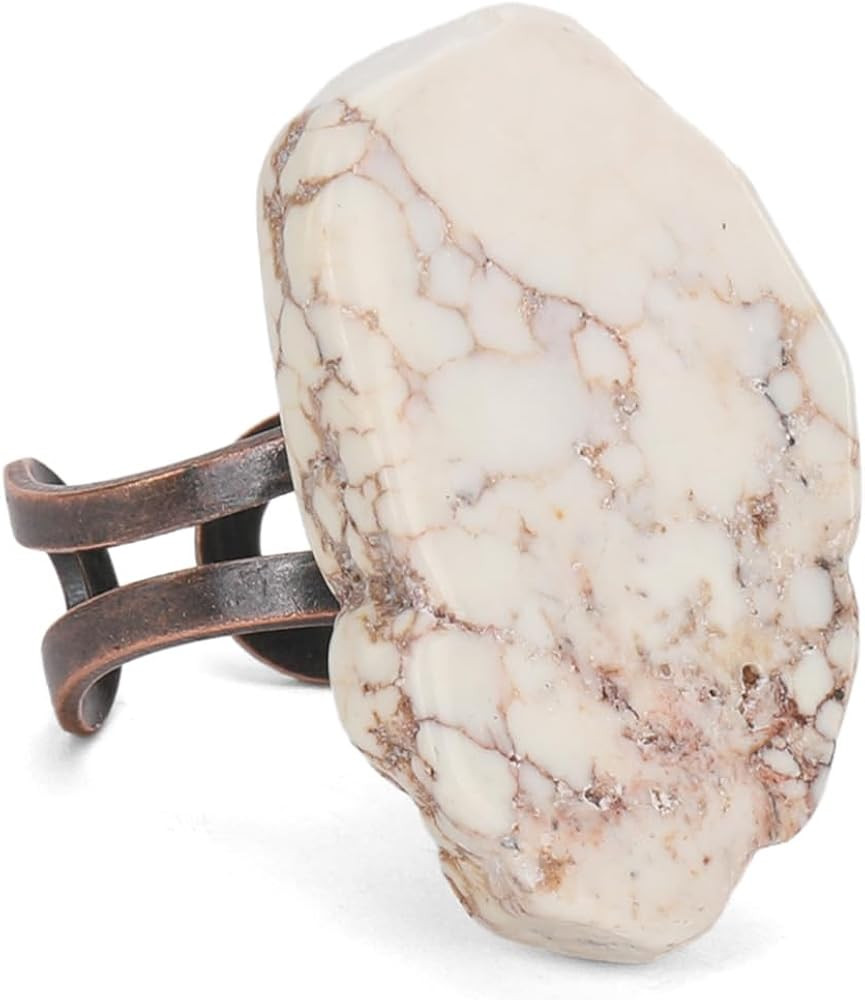 Montana West Rustic Couture's Bohemian Turquoise Cuff Ring for Women Cowgirl | Amazon (US)