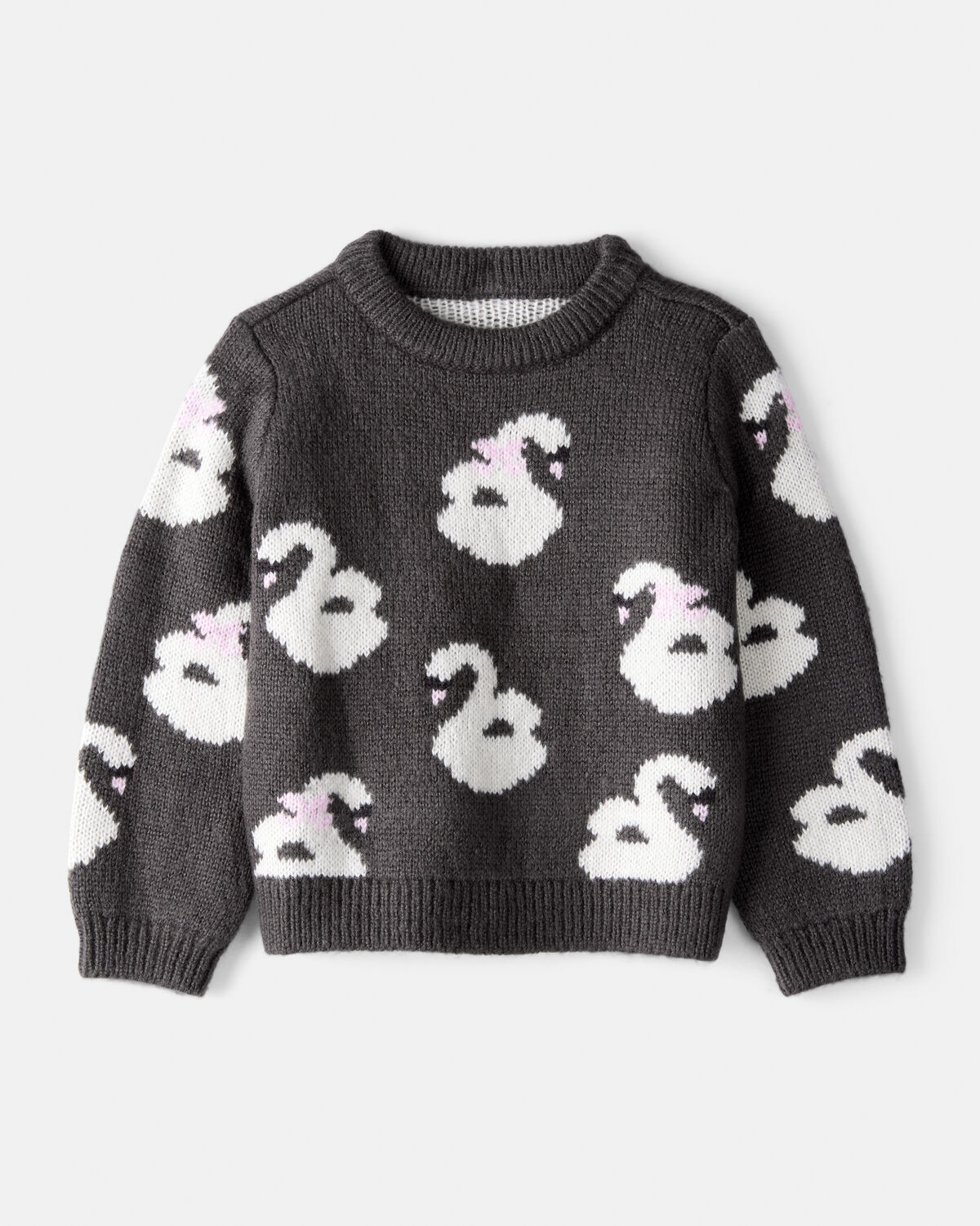 Toddler Girl Swan Sweater - Black | Carter's Inc