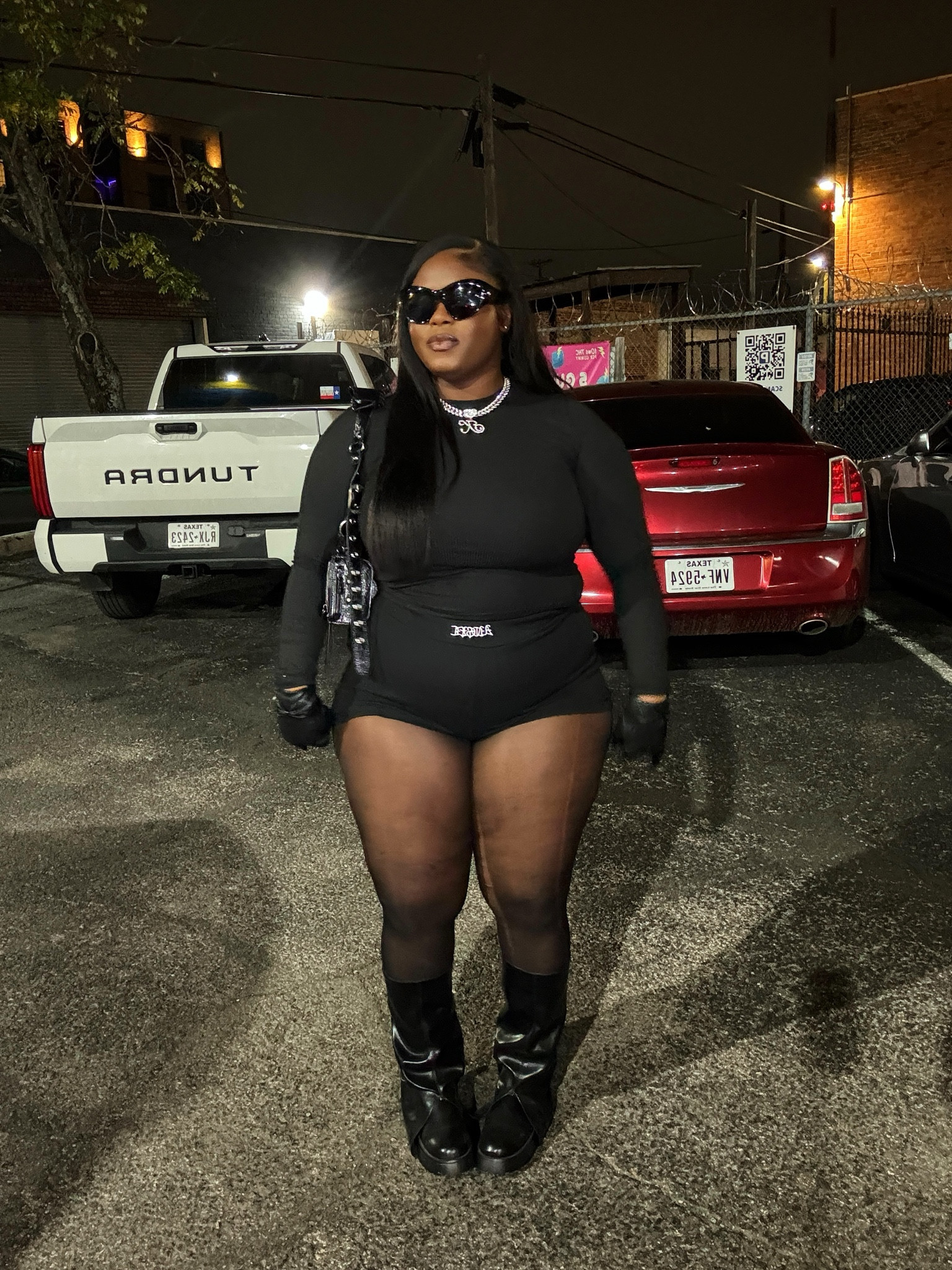 Shorts are stretchy, get your reg size.

exact boots are sold out but I tagged 2 more that will be cute with  the look. 

My stockings were from walmart. 